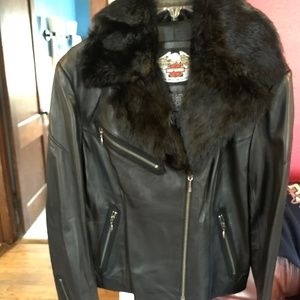 Woman’s Leather Harley jacket